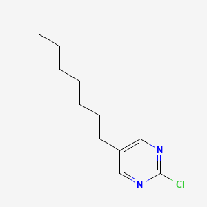 molecular formula C11H17ClN2 B1592155 2-氯-5-庚基嘧啶 CAS No. 221641-56-1