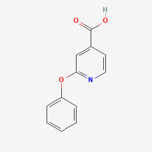 molecular formula C12H9NO3 B1592164 2-Phenoxyisonicotinic acid CAS No. 51362-08-4