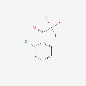 molecular formula C8H4ClF3O B1592166 1-(2-Chlorophenyl)-2,2,2-trifluoroethanone CAS No. 5860-95-7