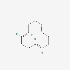 molecular formula C12H18 B1592173 1,5,9-CYCLODODECATRIENE CAS No. 676-22-2