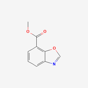 molecular formula C9H7NO3 B1592183 苯并[d]恶唑-7-甲酸甲酯 CAS No. 1086378-35-9