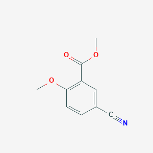molecular formula C10H9NO3 B1592191 Methyl 5-cyano-2-methoxybenzoate CAS No. 40757-12-8