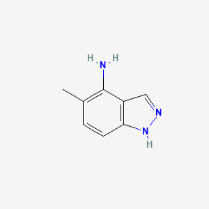 molecular formula C8H9N3 B1592201 5-甲基-1H-吲唑-4-胺 CAS No. 81115-60-8