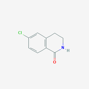 molecular formula C9H8ClNO B1592203 6-Chloro-3,4-dihydroisoquinolin-1(2H)-one CAS No. 22246-02-2