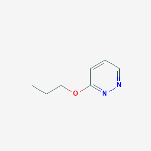 molecular formula C7H10N2O B1592209 3-Propoxypyridazine CAS No. 748141-89-1