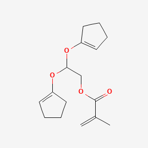 molecular formula C16H22O4 B1592212 Dicyclopentenyloxyethyl methacrylate CAS No. 68586-19-6