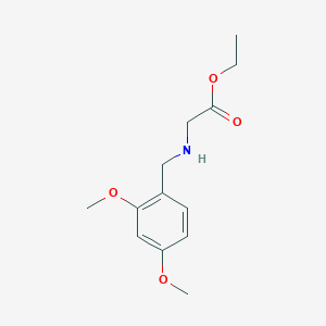 molecular formula C13H19NO4 B1592222 N-(2,4-Dimethoxybenzyl)glycine ethyl ester CAS No. 95218-34-1
