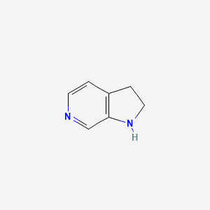 molecular formula C7H8N2 B1592223 2,3-Dihydro-1H-pyrrolo[2,3-c]pyridine CAS No. 760919-39-9