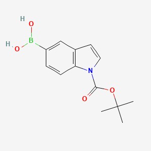 B1592225 1-(tert-butoxycarbonyl)-1H-indole-5-boronic acid CAS No. 317830-84-5