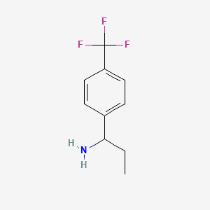 molecular formula C10H12F3N B1592226 1-(4-(Trifluoromethyl)phenyl)propan-1-amine CAS No. 439811-20-8