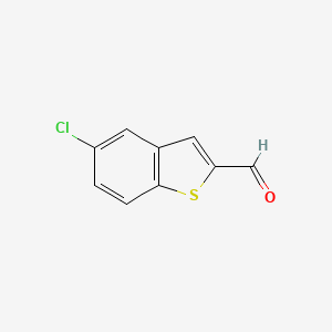 molecular formula C9H5ClOS B1592229 5-Chloro-1-benzothiophene-2-carbaldehyde CAS No. 28540-51-4