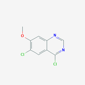 molecular formula C9H6Cl2N2O B1592233 4,6-Dichloro-7-methoxyquinazoline CAS No. 205584-69-6