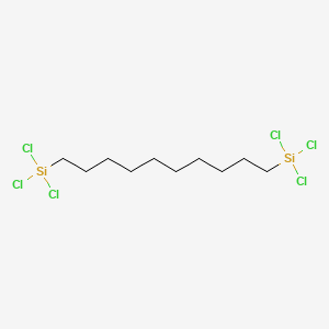molecular formula C10H20Cl6Si2 B1592237 1,10-双(三氯甲硅烷基)癸烷 CAS No. 52217-62-6