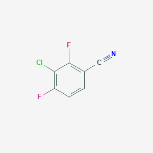 molecular formula C7H2ClF2N B1592238 3-氯-2,4-二氟苯甲腈 CAS No. 887267-38-1