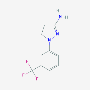 molecular formula C10H10F3N3 B159224 BW 755C CAS No. 66000-40-6
