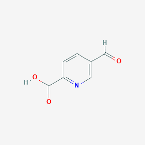 molecular formula C7H5NO3 B1592248 5-Formylpyridine-2-carboxylic acid CAS No. 53574-58-6