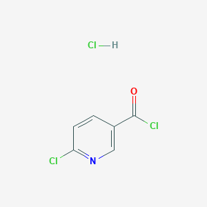 molecular formula C6H4Cl3NO B1592256 6-Chloronicotinoyl chloride hydrochloride CAS No. 66608-11-5
