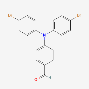 molecular formula C19H13Br2NO B1592257 4-(Bis(4-bromophenyl)amino)benzaldehyde CAS No. 25069-38-9