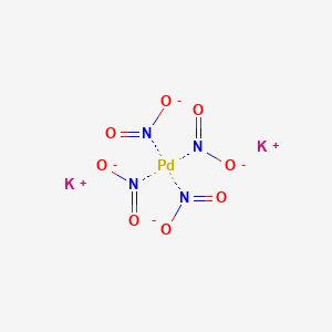 molecular formula K2N4O8Pd-2 B1592261 Potassium tetranitropalladate(II) CAS No. 13844-89-8