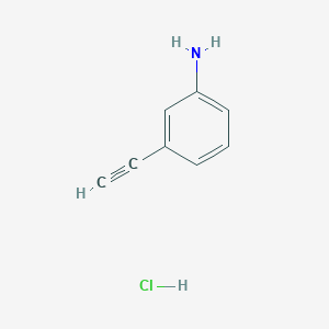 molecular formula C8H8ClN B1592262 3-Ethynylaniline hydrochloride CAS No. 207226-02-6