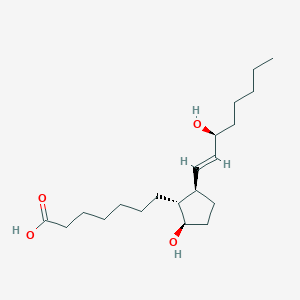 molecular formula C20H36O4 B159227 11-Deoxy prostaglandin F1beta CAS No. 37785-99-2
