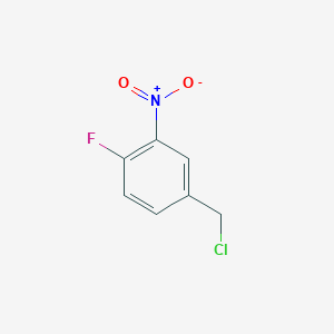 molecular formula C7H5ClFNO2 B1592282 4-(Chloromethyl)-1-fluoro-2-nitrobenzene CAS No. 20274-70-8