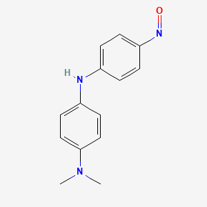 molecular formula C14H15N3O B1592285 4-(Dimethylamino)-4'-nitrosodiphenylamine CAS No. 7696-70-0