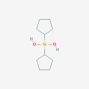 molecular formula C10H20O2Si B1592288 Silanediol, dicyclopentyl- CAS No. 211495-85-1