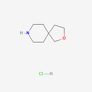 molecular formula C8H16ClNO B1592291 2-Oxa-8-azaspiro[4.5]decane hydrochloride CAS No. 479195-19-2
