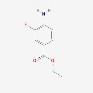 molecular formula C9H10FNO2 B1592292 4-氨基-3-氟苯甲酸乙酯 CAS No. 73792-12-8