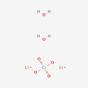 molecular formula Li2CrO4·2H2O<br>CrH4Li2O6 B1592307 Lithium chromate dihydrate CAS No. 7789-01-7