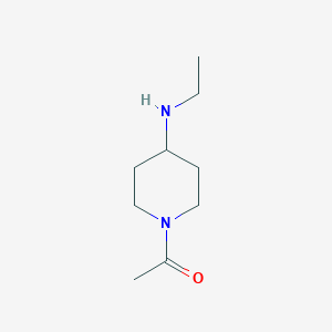 molecular formula C9H18N2O B1592308 1-(4-(Ethylamino)piperidin-1-YL)ethanone CAS No. 88535-88-0