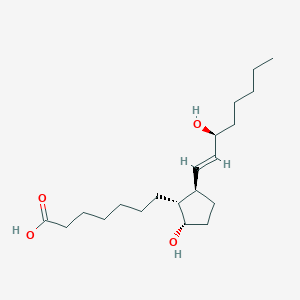 molecular formula C20H36O4 B159231 11-Deoxyprostaglandin F1alpha CAS No. 37785-98-1