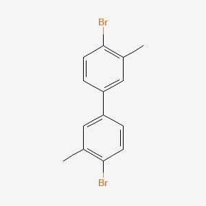 molecular formula C14H12Br2 B1592312 4,4'-Dibromo-3,3'-dimethylbiphenyl CAS No. 61794-96-5