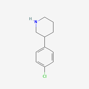 molecular formula C11H14ClN B1592316 3-(4-Chlorophenyl)piperidine CAS No. 55989-13-4