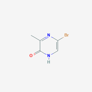 molecular formula C5H5BrN2O B1592317 5-溴-3-甲基吡嗪-2-醇 CAS No. 100047-56-1