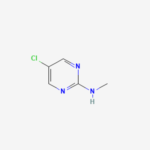 molecular formula C5H6ClN3 B1592319 5-氯-N-甲基嘧啶-2-胺 CAS No. 45715-16-0