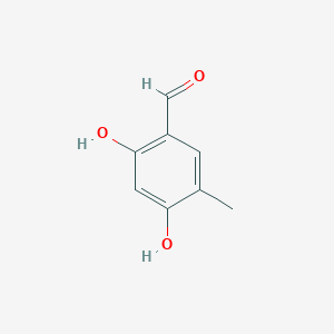 molecular formula C8H8O3 B1592323 2,4-Dihydroxy-5-methylbenzaldehyde CAS No. 39828-37-0