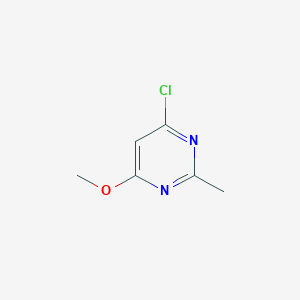 molecular formula C6H7ClN2O B1592325 4-Chloro-6-methoxy-2-methylpyrimidine CAS No. 89466-39-7