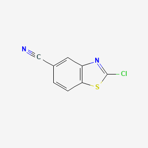molecular formula C8H3ClN2S B1592330 2-Chlorobenzo[d]thiazole-5-carbonitrile CAS No. 385432-46-2