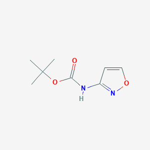 molecular formula C8H12N2O3 B1592331 叔丁基异恶唑-3-基氨基甲酸酯 CAS No. 264600-97-7