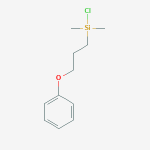 molecular formula C11H17ClOSi B1592340 3-Phenoxypropyldimethylchlorosilane CAS No. 69733-73-9