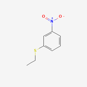 molecular formula C8H9NO2S B1592341 乙基(3-硝基苯基)硫醚 CAS No. 34126-43-7