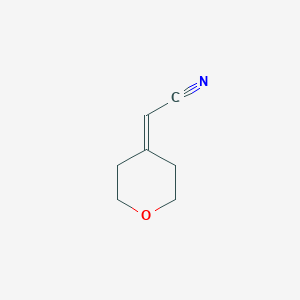 molecular formula C7H9NO B1592344 2-(Dihydro-2H-pyran-4(3H)-ylidene)acetonitrile CAS No. 204651-40-1