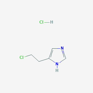 molecular formula C5H8Cl2N2 B1592346 5-(2-Chloroethyl)-1H-imidazole hydrochloride CAS No. 6429-10-3