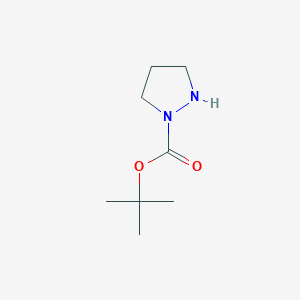 molecular formula C8H16N2O2 B1592348 叔丁基吡唑烷-1-羧酸酯 CAS No. 57699-91-9