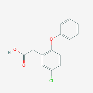 molecular formula C14H11ClO3 B159235 2-(5-氯-2-苯氧基苯基)乙酸 CAS No. 70958-20-2
