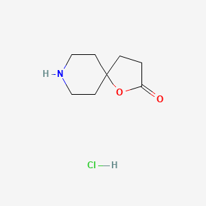 1-Oxa-8-azaspiro[4.5]decan-2-one hydrochloride