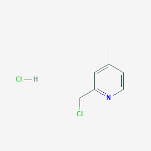 molecular formula C7H9Cl2N B1592357 2-(氯甲基)-4-甲基吡啶盐酸盐 CAS No. 71670-71-8