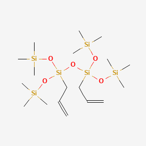 molecular formula C18H46O5Si6 B1592367 1,3-Diallyltetrakis(trimethylsiloxy)disiloxane CAS No. 211931-07-6